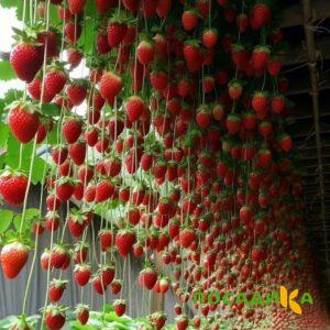 Клубника ампельная Анастасия купить по цене от 370р. в интернет-магазине «Посадика» с доставкой почтой в в Мамадыше и по всей России – [изображение №1].
