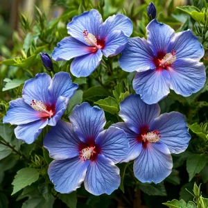 Гибискус садовый Блуминг Квин купить по цене от 259р. в интернет-магазине «Посадика» с доставкой почтой в в Мамадыше и по всей России – [изображение №1].