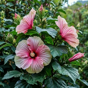 Гибискус Иден Бьюти купить по цене от 460р. в интернет-магазине «Посадика» с доставкой почтой в в Мамадыше и по всей России – [изображение №1].