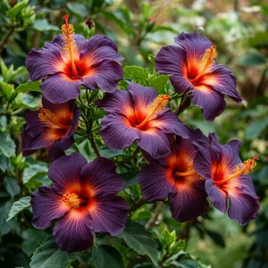 Гибискус Вивида Флэр купить по цене от 279р. в интернет-магазине «Посадика» с доставкой почтой в в Мамадыше и по всей России – [изображение №1].