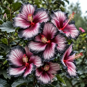 Гибискус садовый Самер Бридж купить по цене от 306р. в интернет-магазине «Посадика» с доставкой почтой в в Мамадыше и по всей России – [изображение №1].